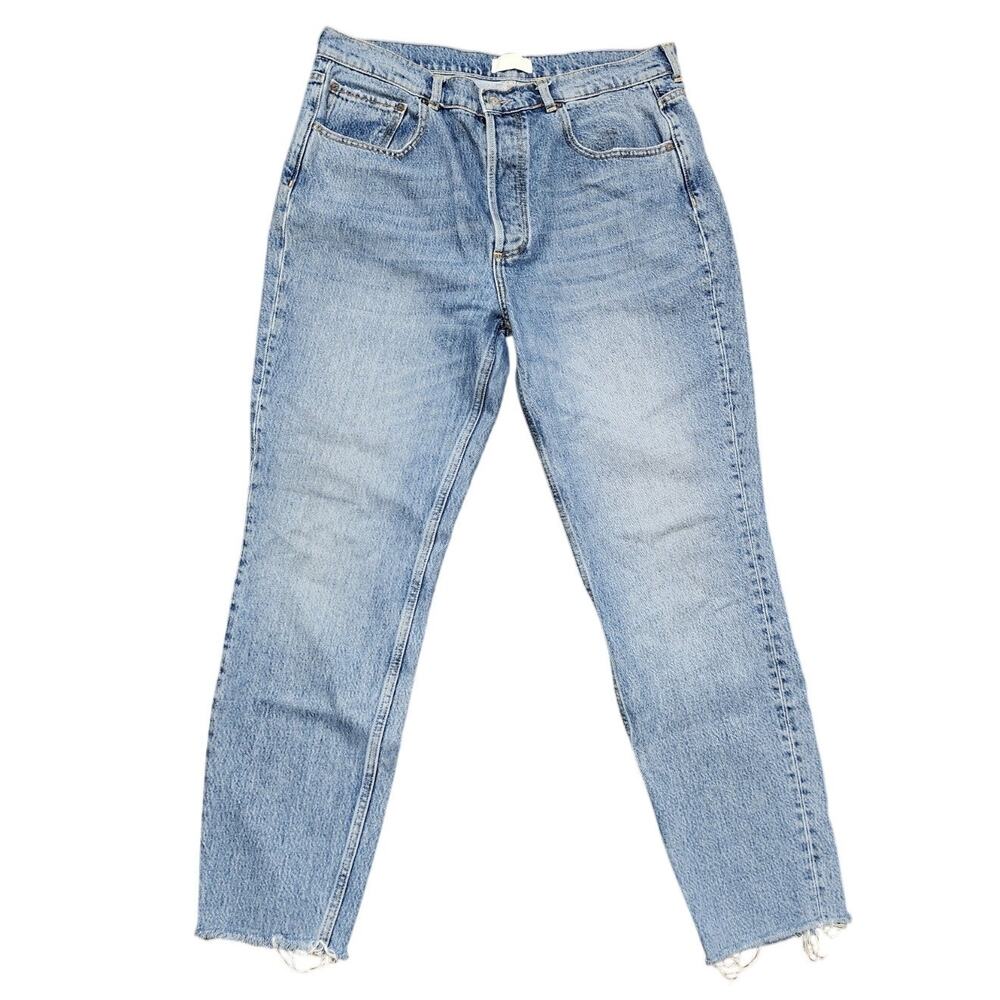 Boyish Jeans The Billy High Rise Skinny Size 31 Button Fly Authentic Rigid